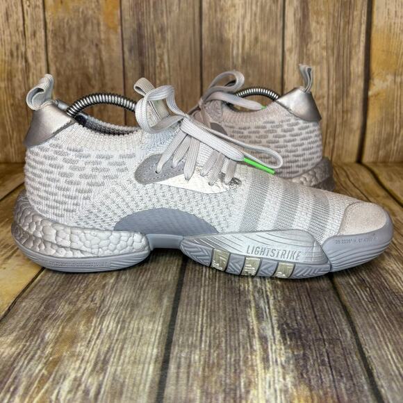 adidas Trae Young 2 Dash Grey Halo Silver Mens Sneaker Sz 8 - Picture 8 of 10